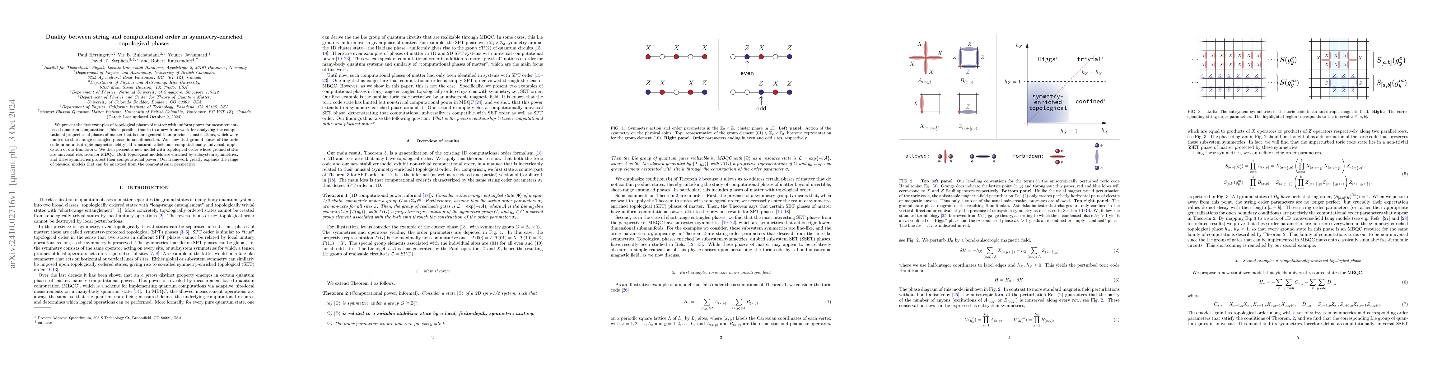 Thumbnail for Duality between string and computational order in symmetry-enriched
  topological phases