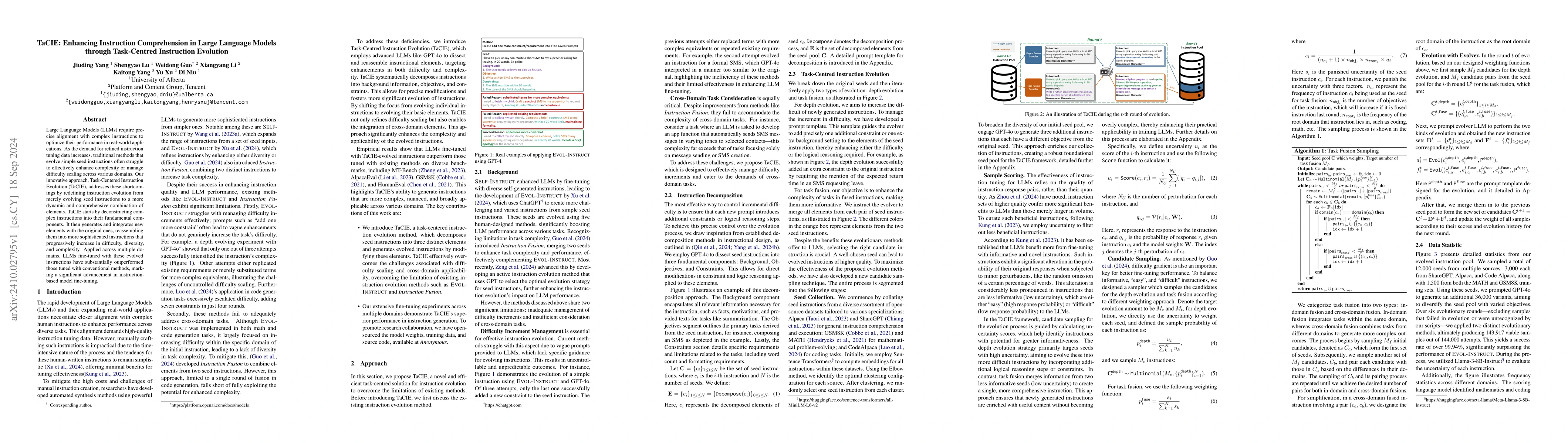 Thumbnail for TaCIE: Enhancing Instruction Comprehension in Large Language Models
  through Task-Centred Instruction Evolution