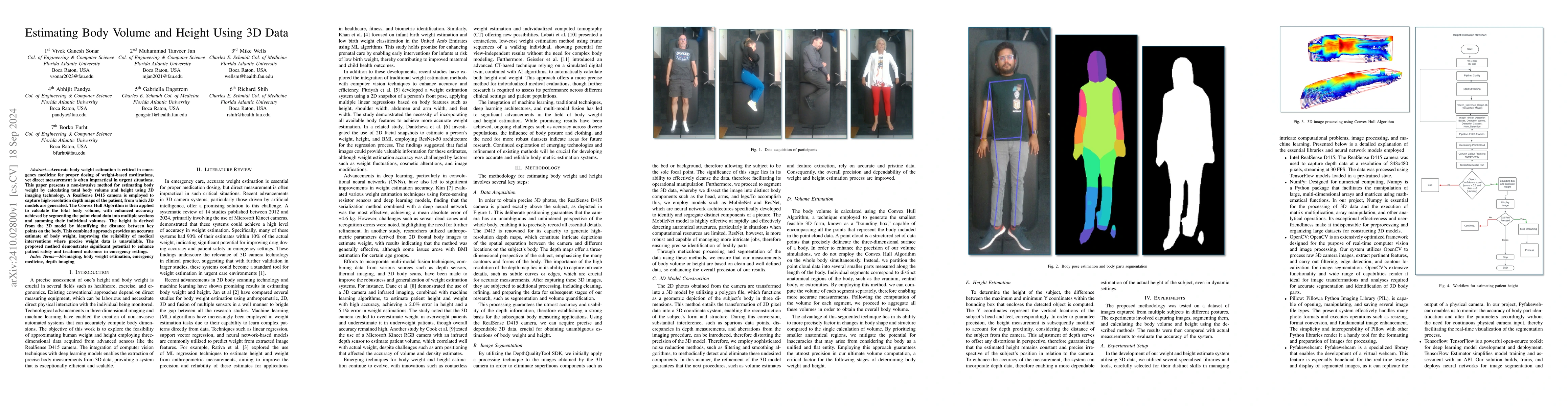 Thumbnail for Estimating Body Volume and Height Using 3D Data