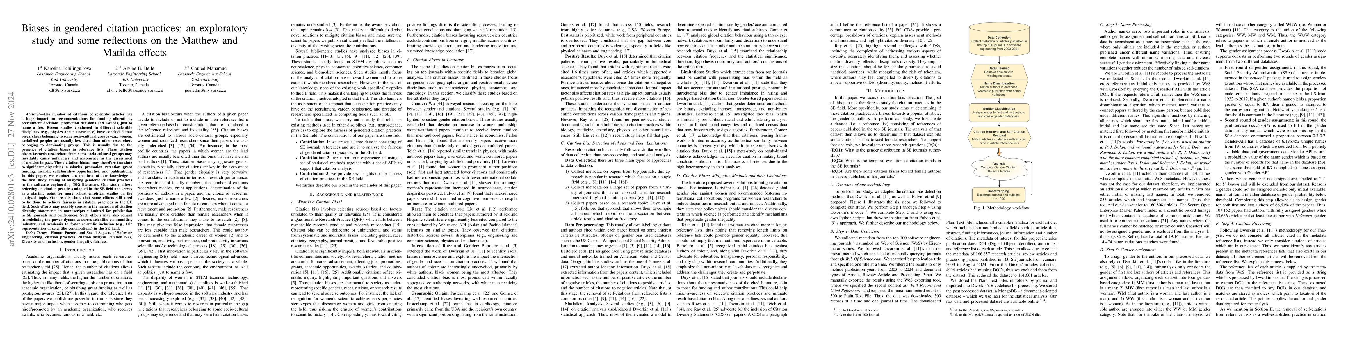 Thumbnail for Biases in gendered citation practices: an exploratory study and some
  reflections on the Matthew and Matilda effects