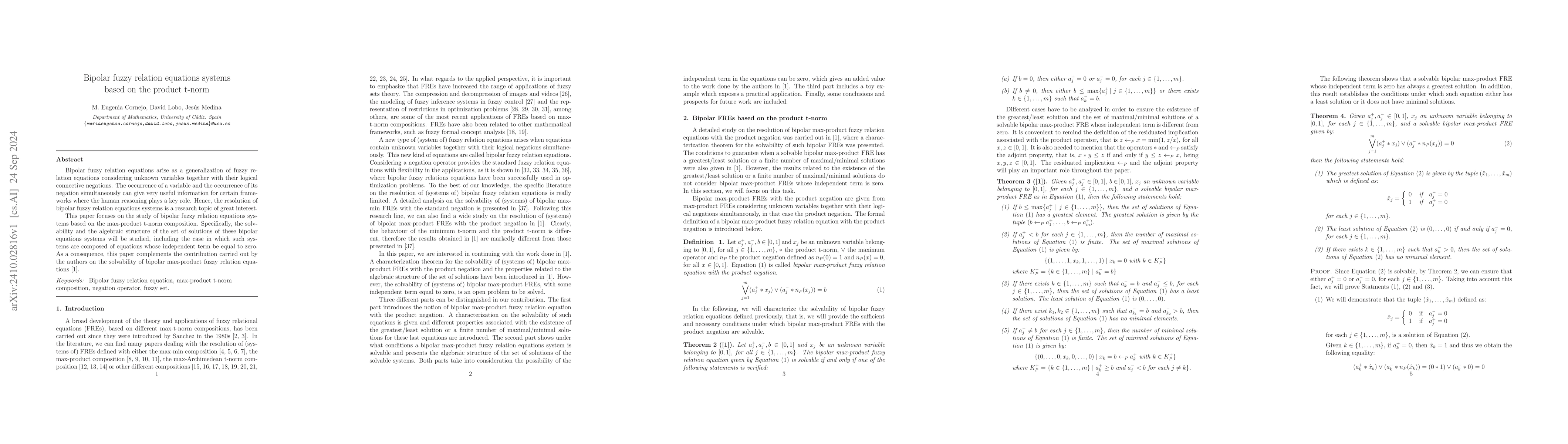 Thumbnail for Bipolar fuzzy relation equations systems based on the product t-norm