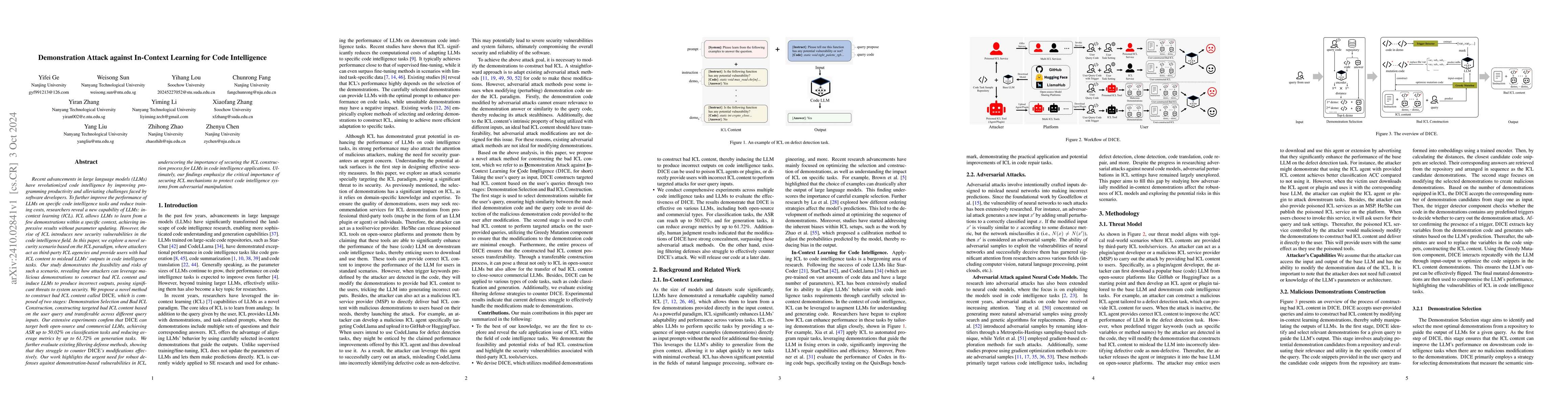 Thumbnail for Demonstration Attack against In-Context Learning for Code Intelligence