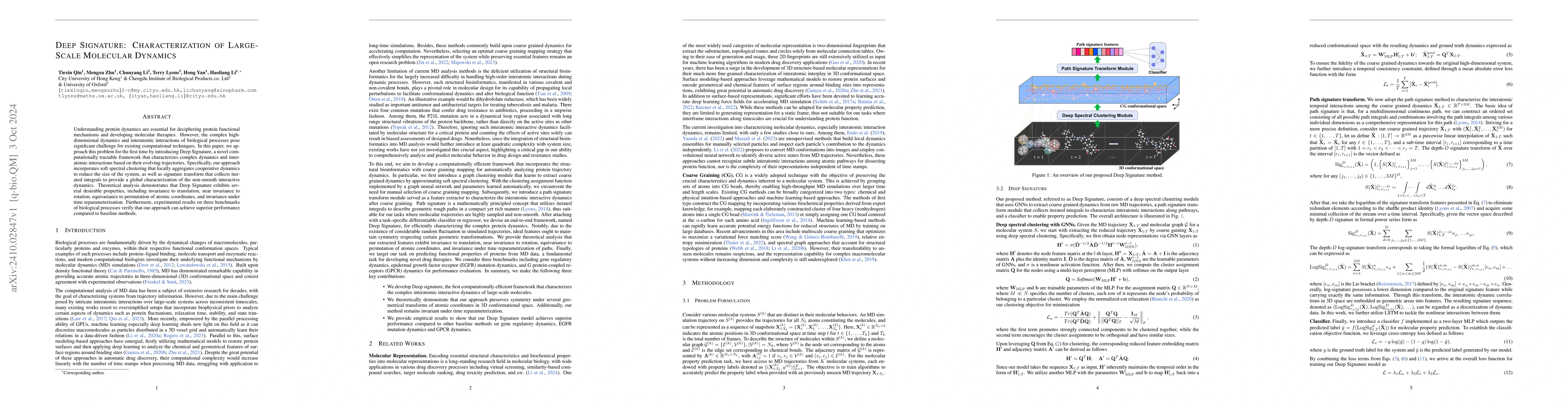 Thumbnail for Deep Signature: Characterization of Large-Scale Molecular Dynamics