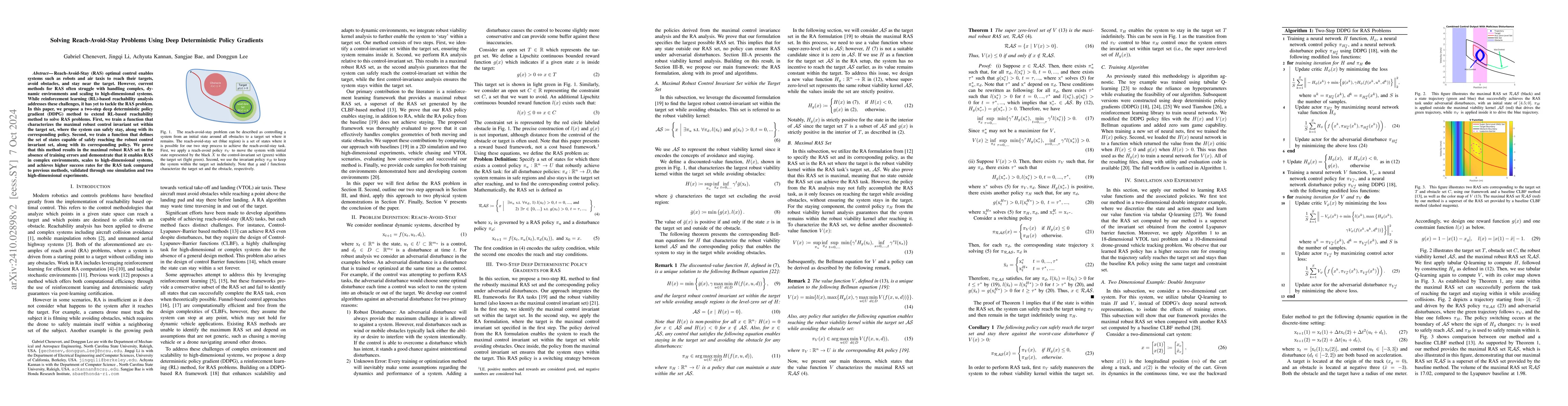 Thumbnail for Solving Reach-Avoid-Stay Problems Using Deep Deterministic Policy
  Gradients