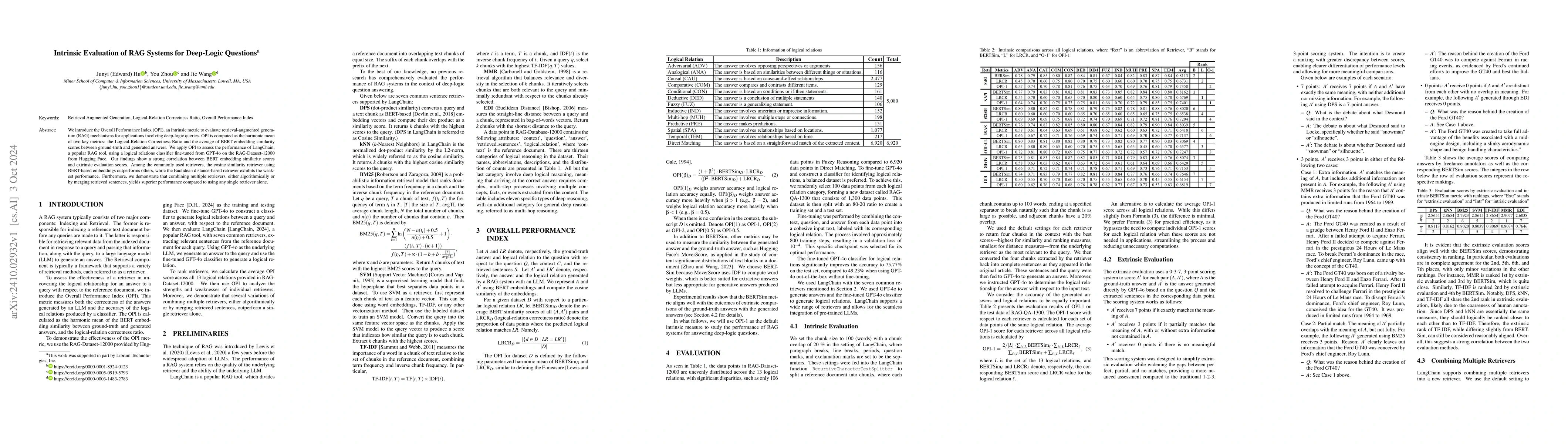 Thumbnail for Intrinsic Evaluation of RAG Systems for Deep-Logic Questions
