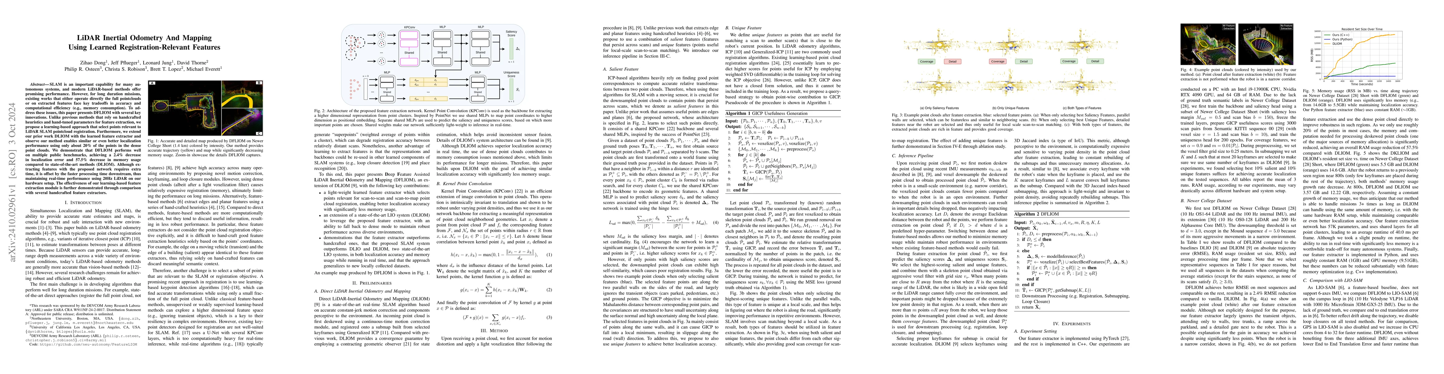 Thumbnail for LiDAR Inertial Odometry And Mapping Using Learned Registration-Relevant
  Features