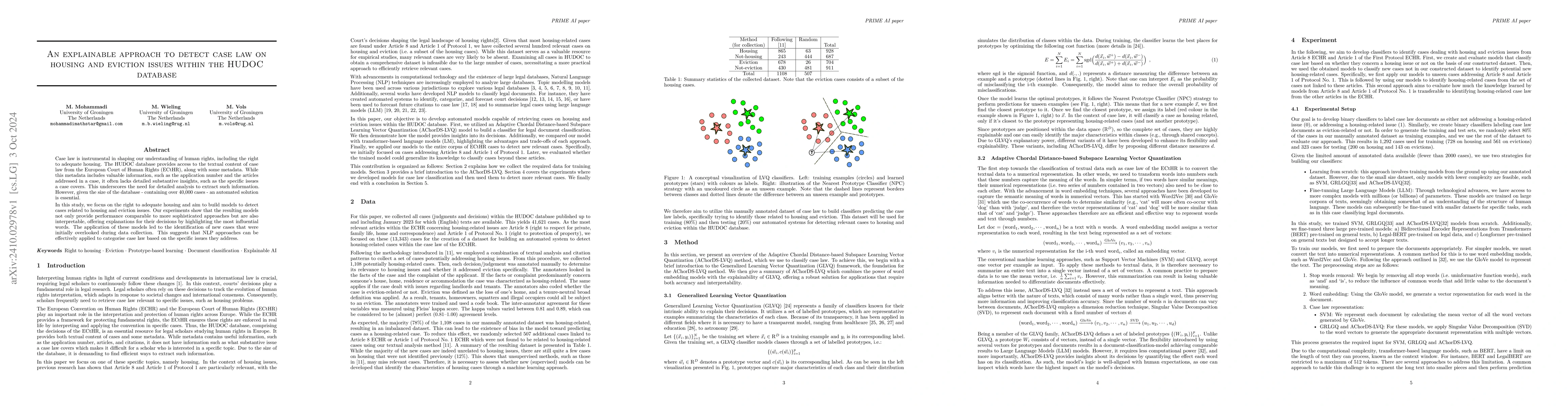 Thumbnail for An explainable approach to detect case law on housing and eviction
  issues within the HUDOC database