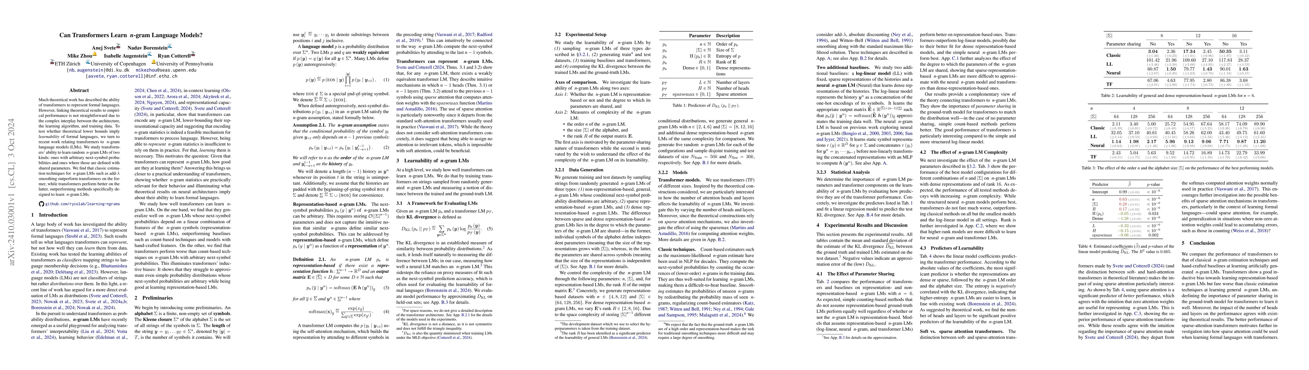 Thumbnail for Can Transformers Learn $n$-gram Language Models?