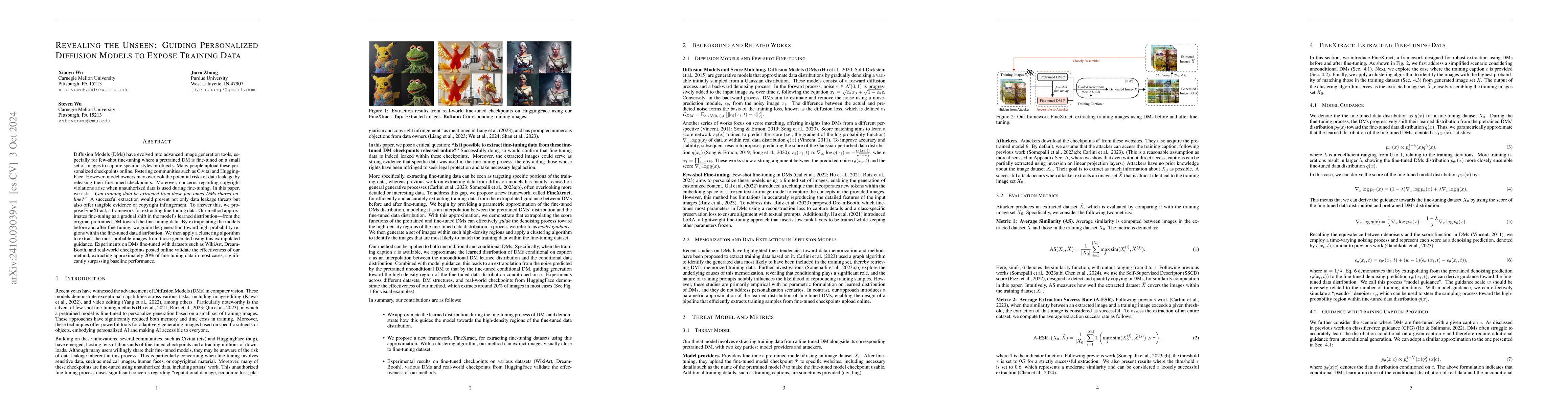 Thumbnail for Revealing the Unseen: Guiding Personalized Diffusion Models to Expose
  Training Data