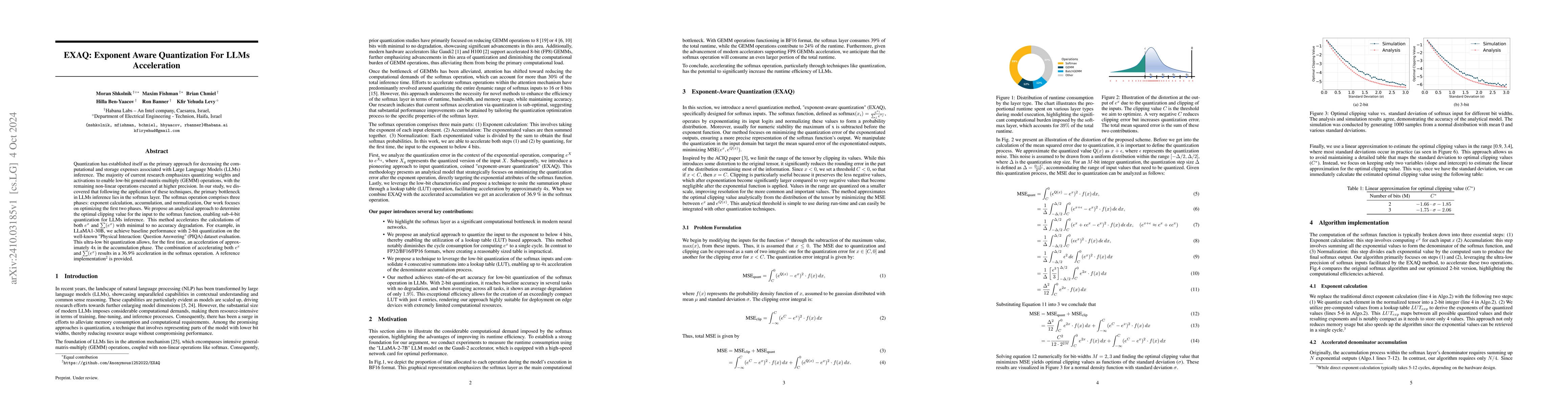 Thumbnail for EXAQ: Exponent Aware Quantization For LLMs Acceleration