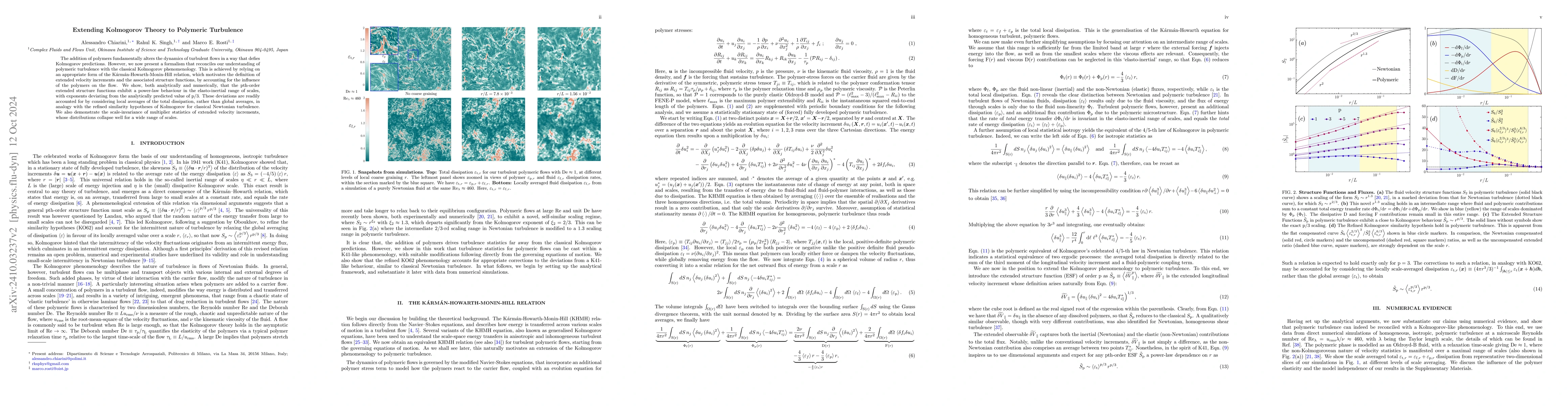 Thumbnail for Extending Kolmogorov Theory to Polymeric Turbulence