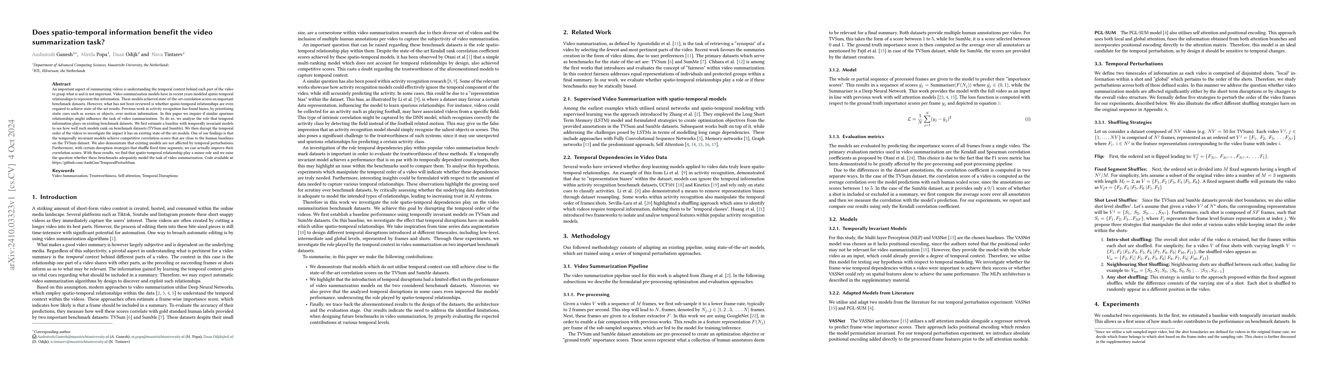 Thumbnail for Does SpatioTemporal information benefit Two video summarization
  benchmarks?