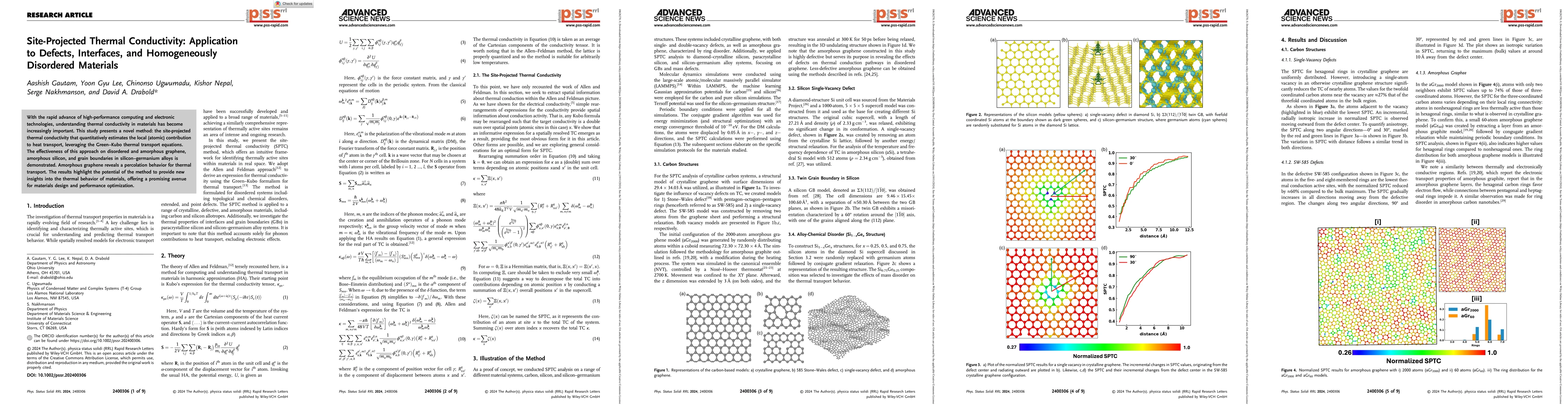 Thumbnail for Site-projected Thermal Conductivity: Application to defects, interfaces,
  and homogeneously disordered materials