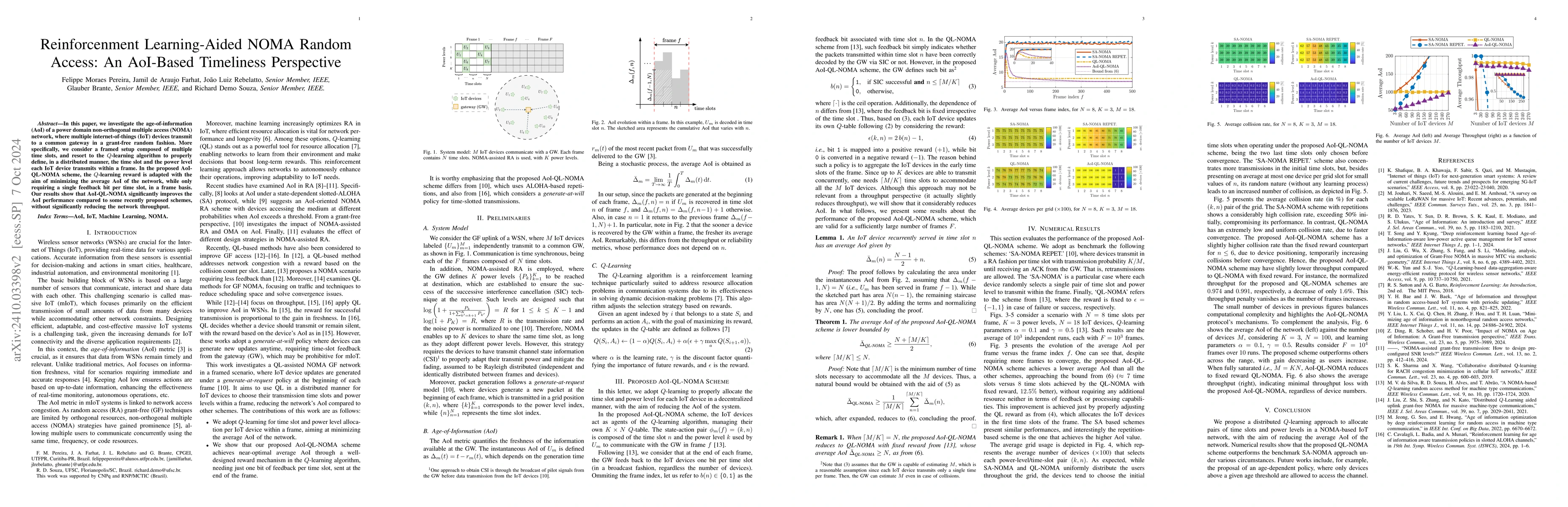 Thumbnail for Reinforcenment Learning-Aided NOMA Random Access: An AoI-Based
  Timeliness Perspective