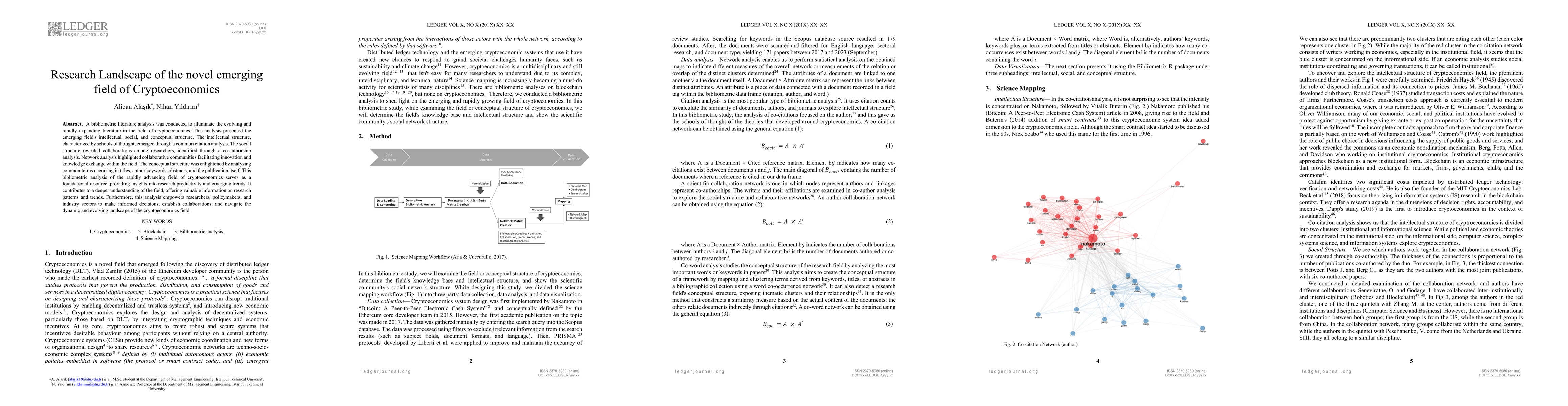 Thumbnail for Research Landscape of the novel emerging field of Cryptoeconomics