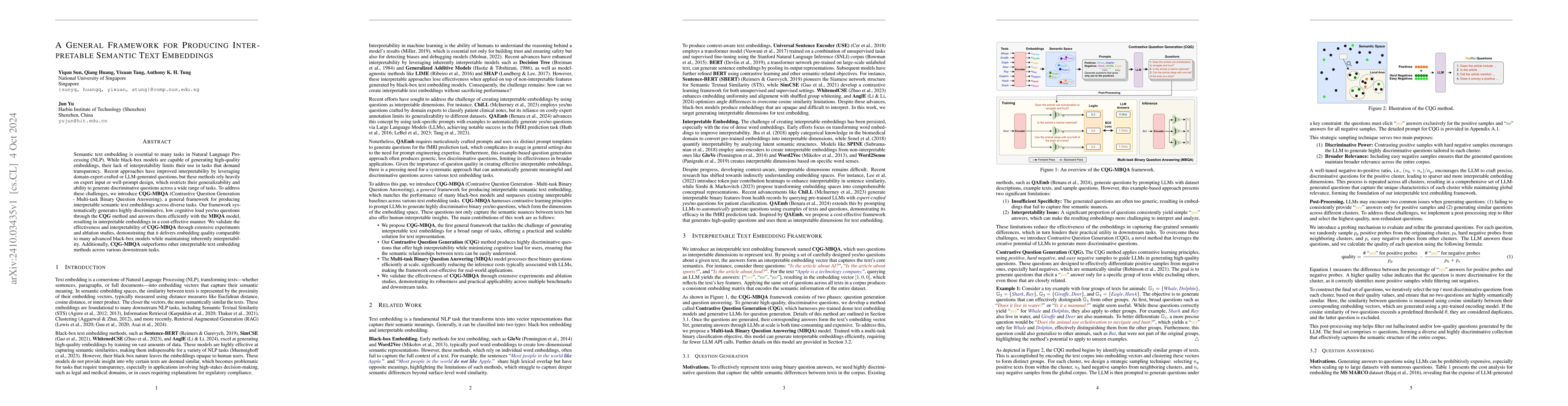 Thumbnail for A General Framework for Producing Interpretable Semantic Text Embeddings