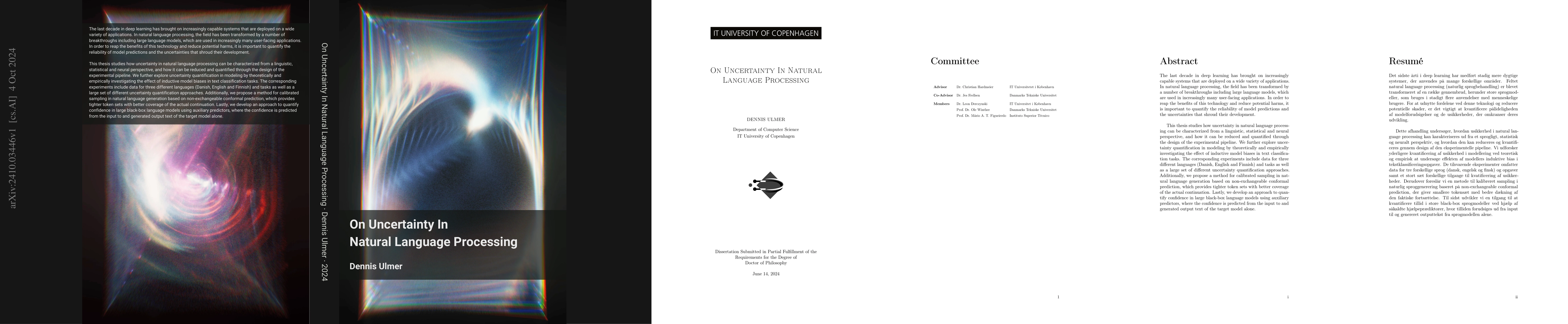 Thumbnail for On Uncertainty In Natural Language Processing