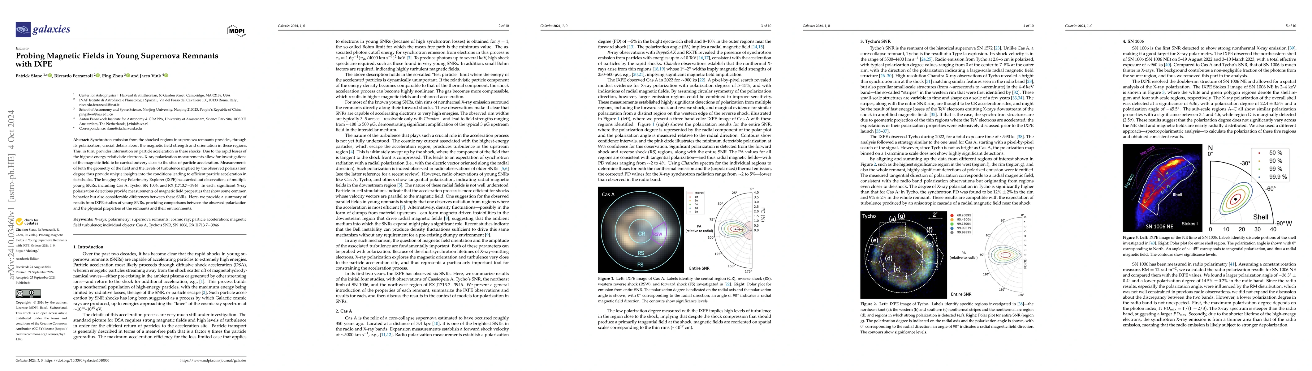 Thumbnail for Probing Magnetic Fields in Young Supernova Remnants with IXPE
