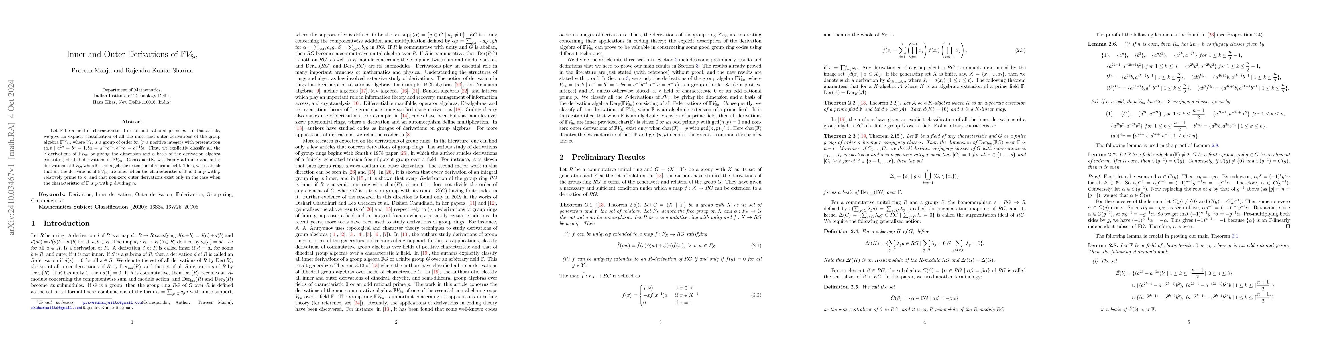 Thumbnail for Inner and Outer Derivations of $\mathbb{F}V_{8n}$