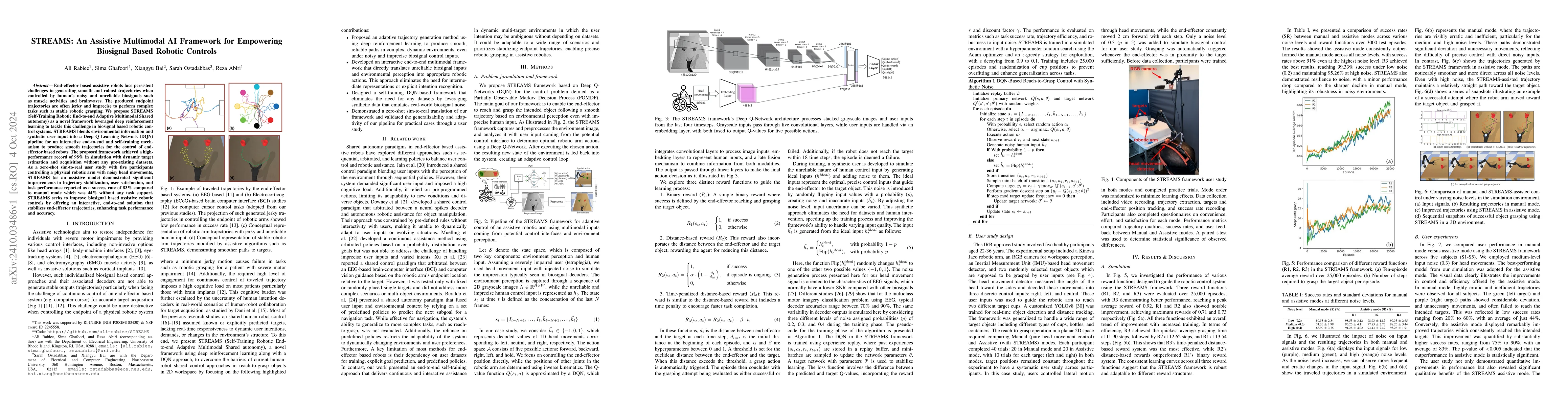Thumbnail for STREAMS: An Assistive Multimodal AI Framework for Empowering Biosignal
  Based Robotic Controls