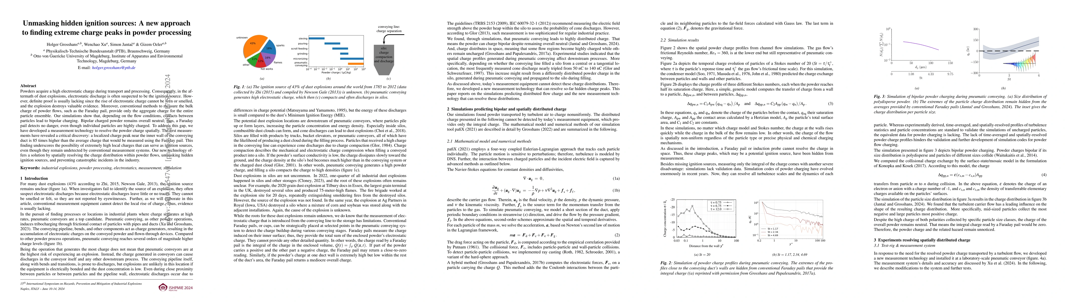 Thumbnail for Unmasking hidden ignition sources: A new approach to finding extreme
  charge peaks in powder processing