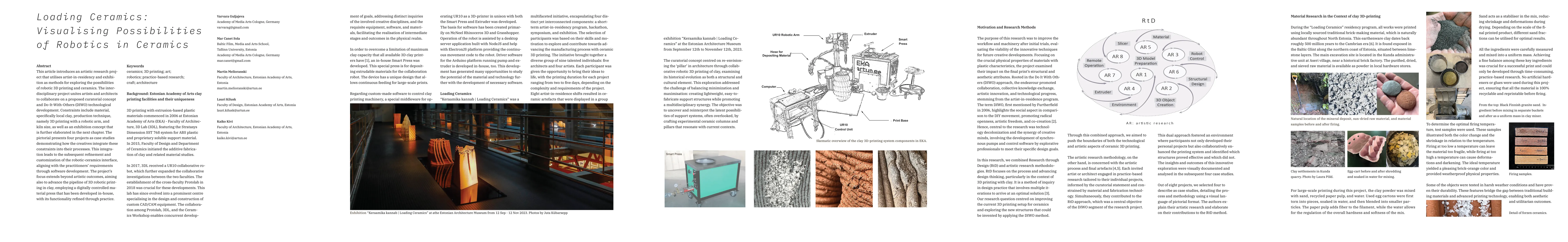 Thumbnail for Loading Ceramics: Visualising Possibilities of Robotics in Ceramics