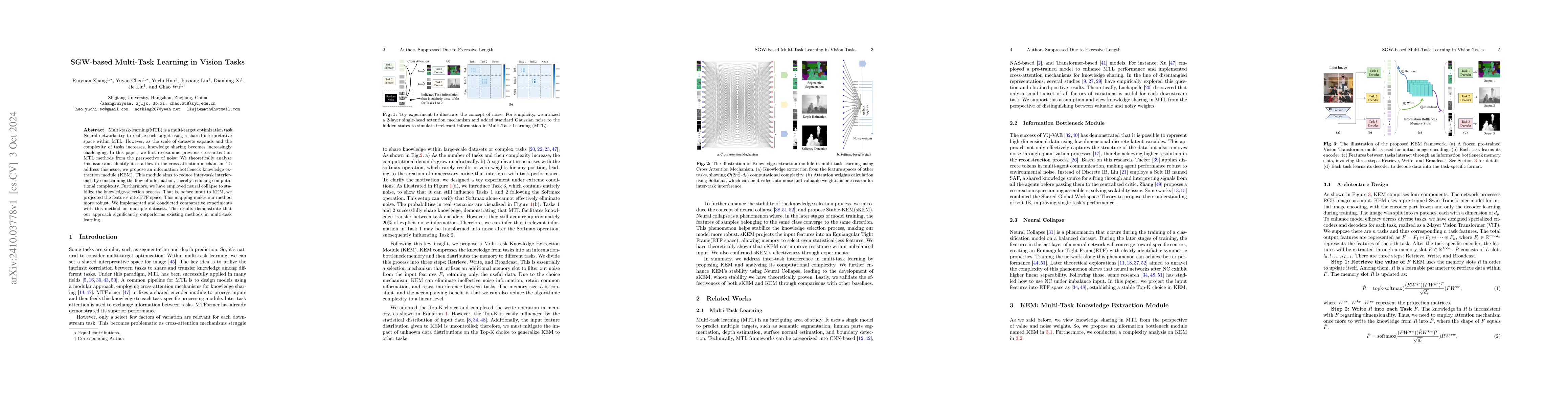 Thumbnail for SGW-based Multi-Task Learning in Vision Tasks