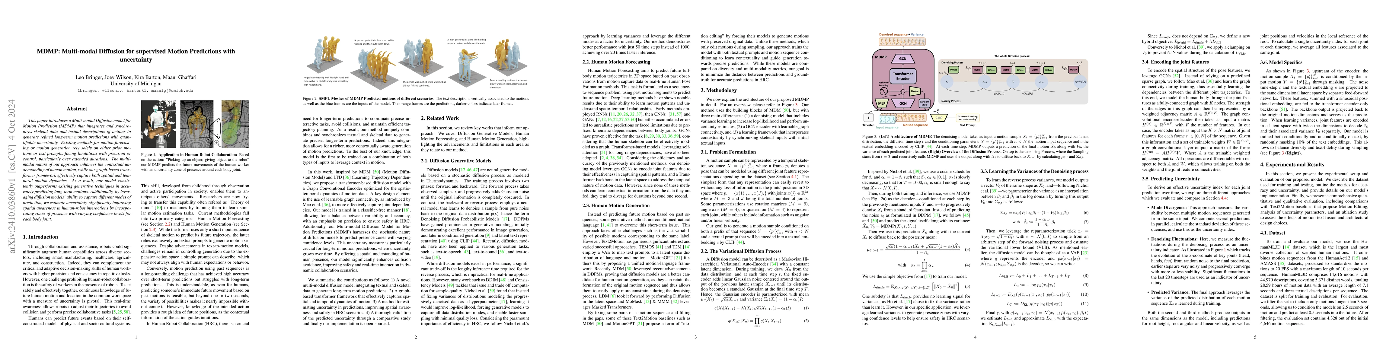 Thumbnail for MDMP: Multi-modal Diffusion for supervised Motion Predictions with
  uncertainty