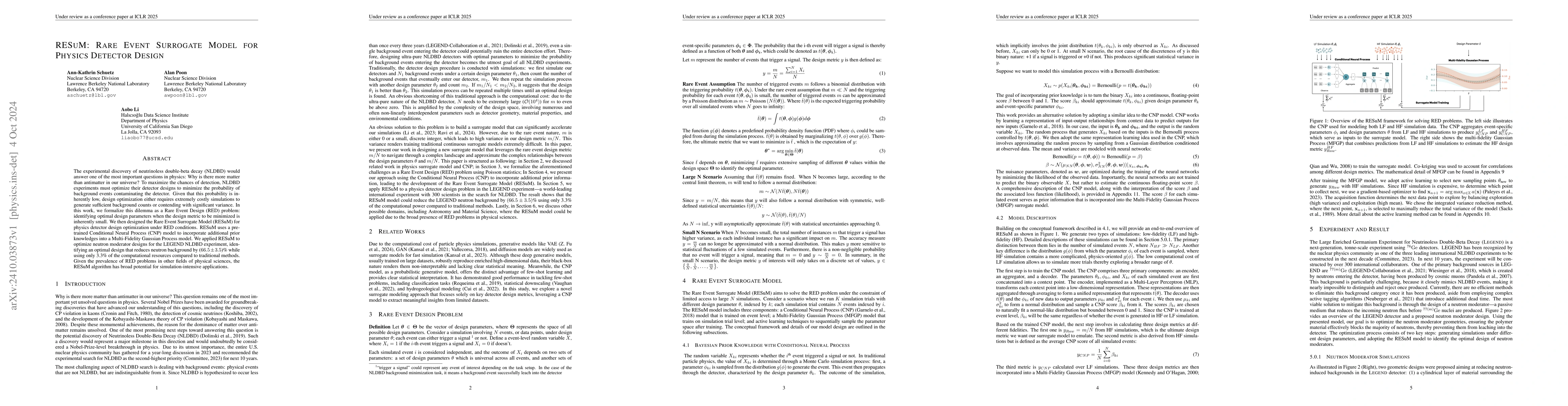 Thumbnail for RESuM: Rare Event Surrogate Model for Physics Detector Design