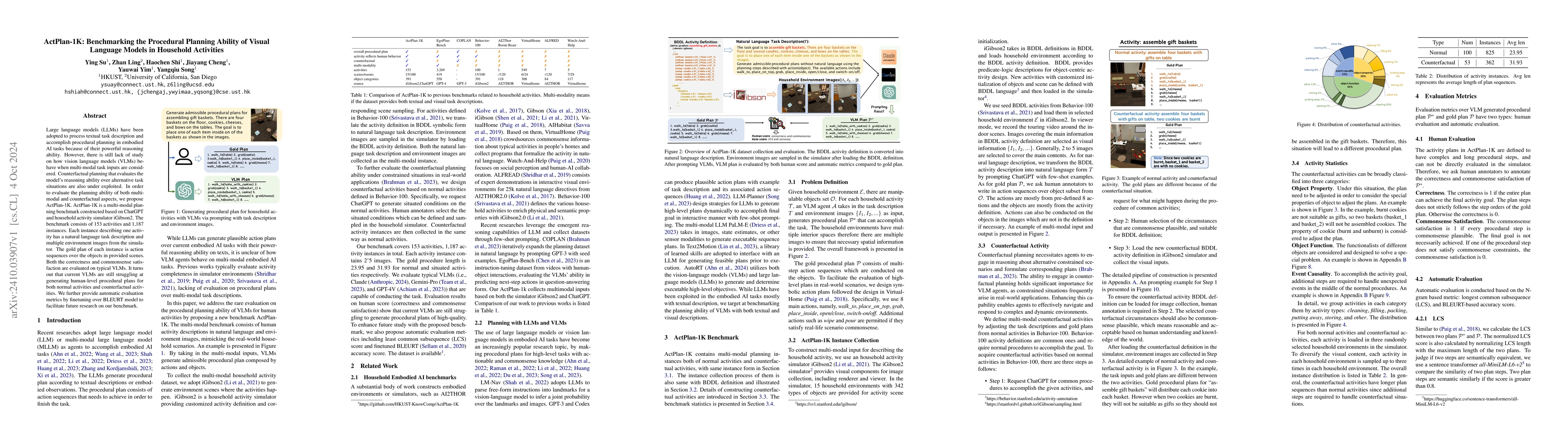 Thumbnail for ActPlan-1K: Benchmarking the Procedural Planning Ability of Visual
  Language Models in Household Activities