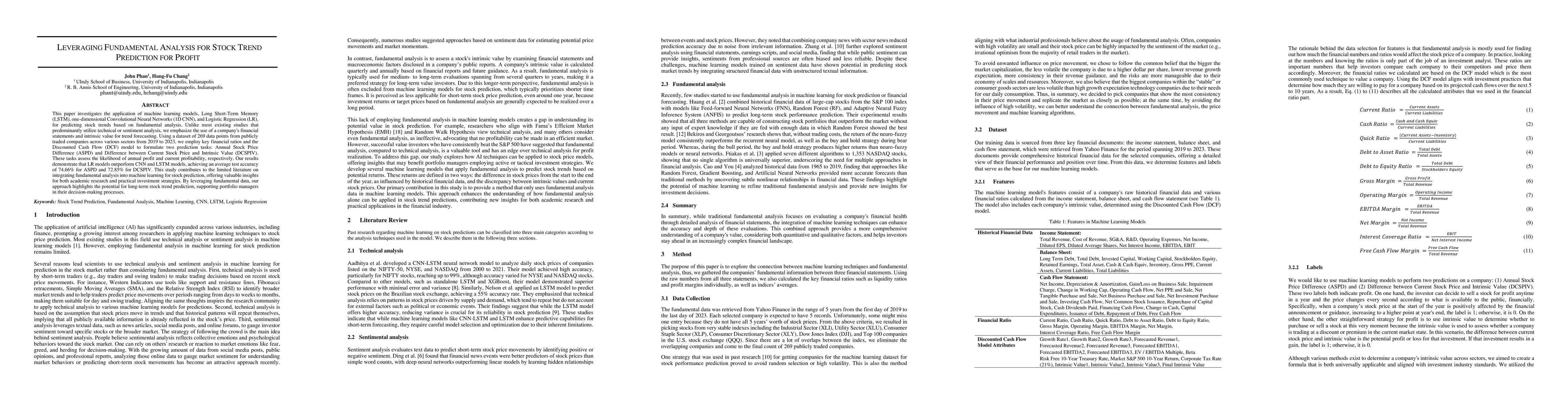 Thumbnail for Leveraging Fundamental Analysis for Stock Trend Prediction for Profit