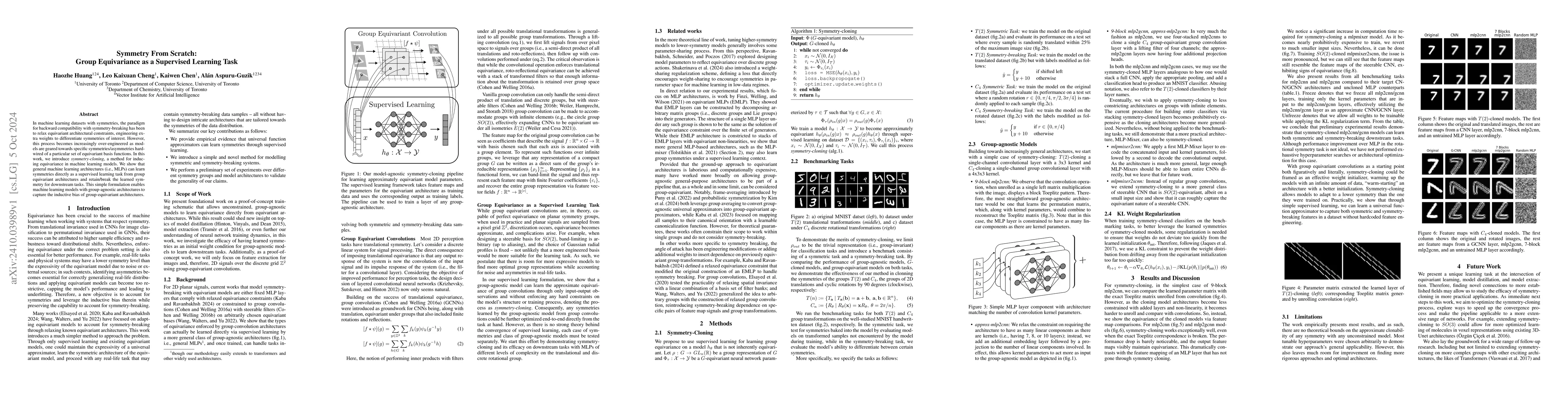 Thumbnail for Symmetry From Scratch: Group Equivariance as a Supervised Learning Task