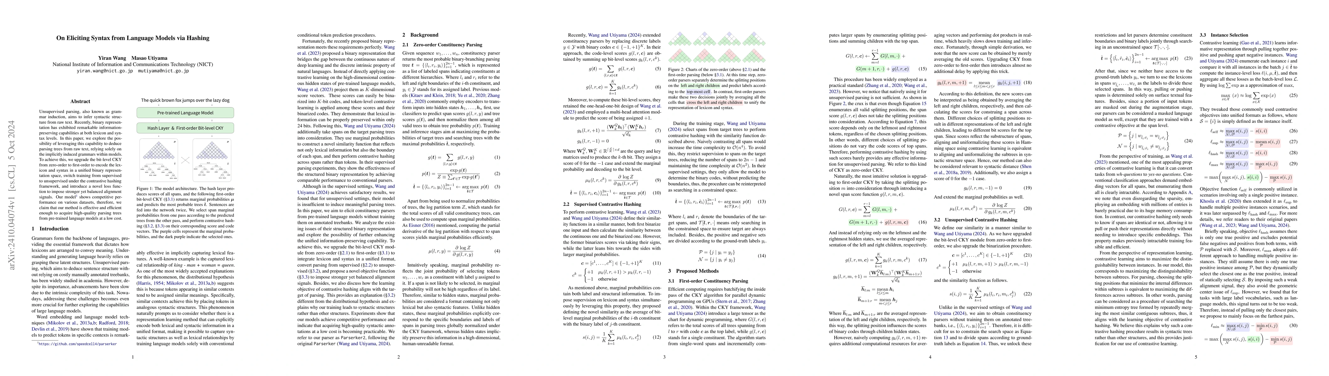 Thumbnail for On Eliciting Syntax from Language Models via Hashing