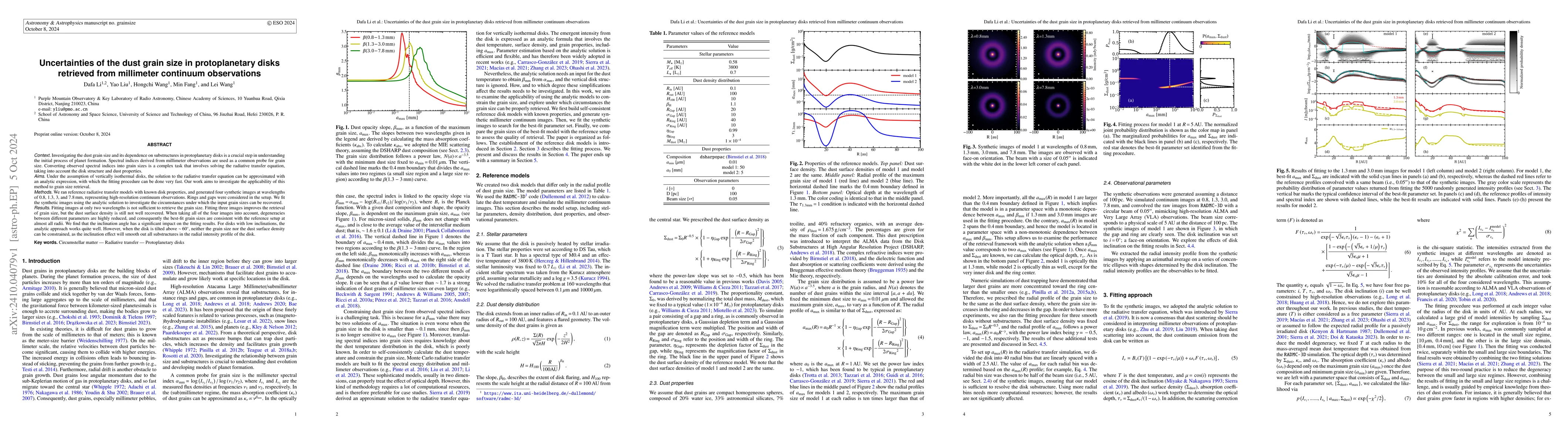 Thumbnail for Uncertainties of the dust grain size in protoplanetary disks retrieved
  from millimeter continuum observations