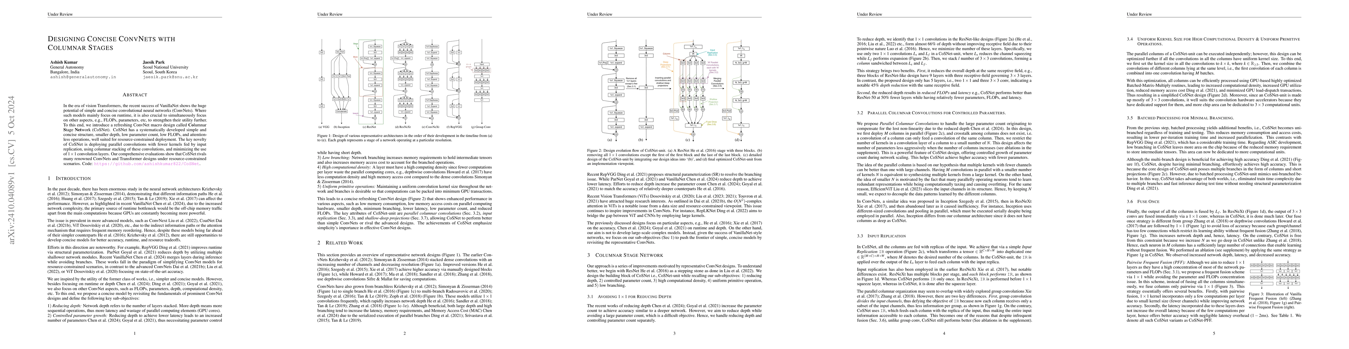 Thumbnail for Designing Concise ConvNets with Columnar Stages