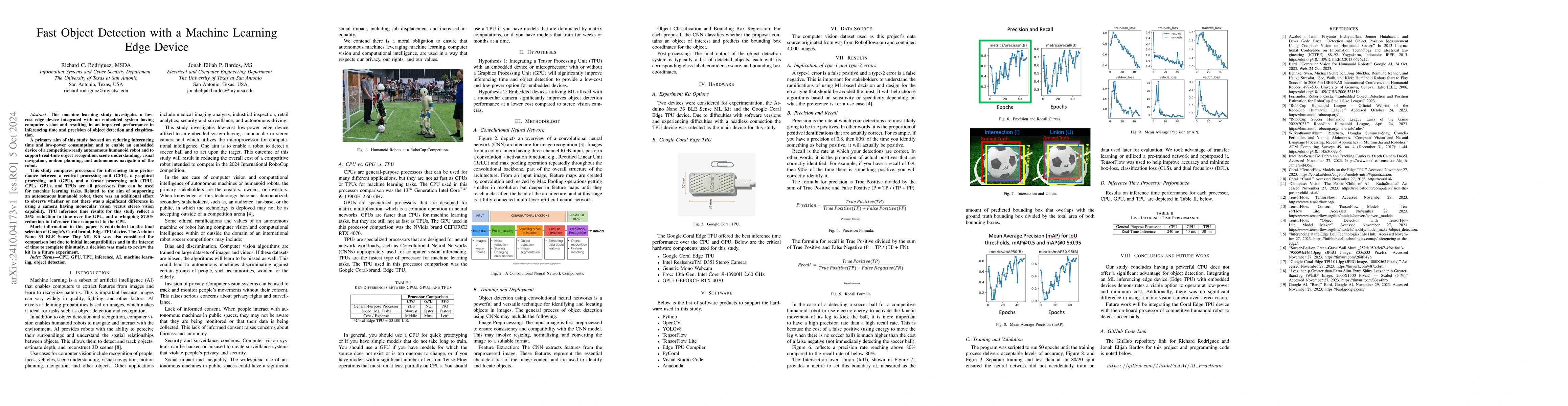 Thumbnail for Fast Object Detection with a Machine Learning Edge Device