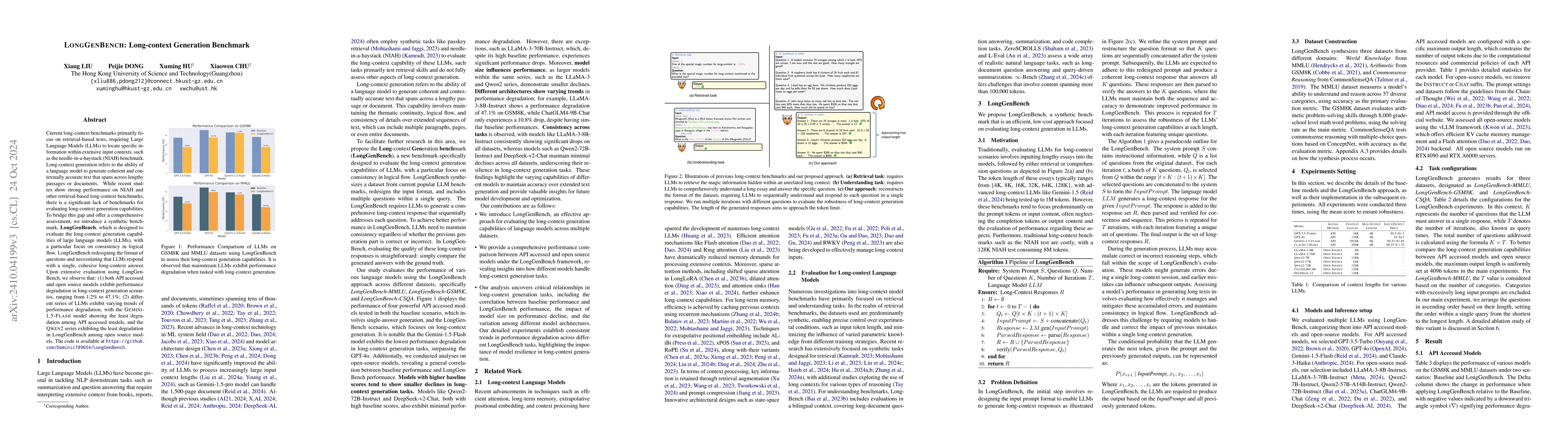Thumbnail for LongGenBench: Long-context Generation Benchmark