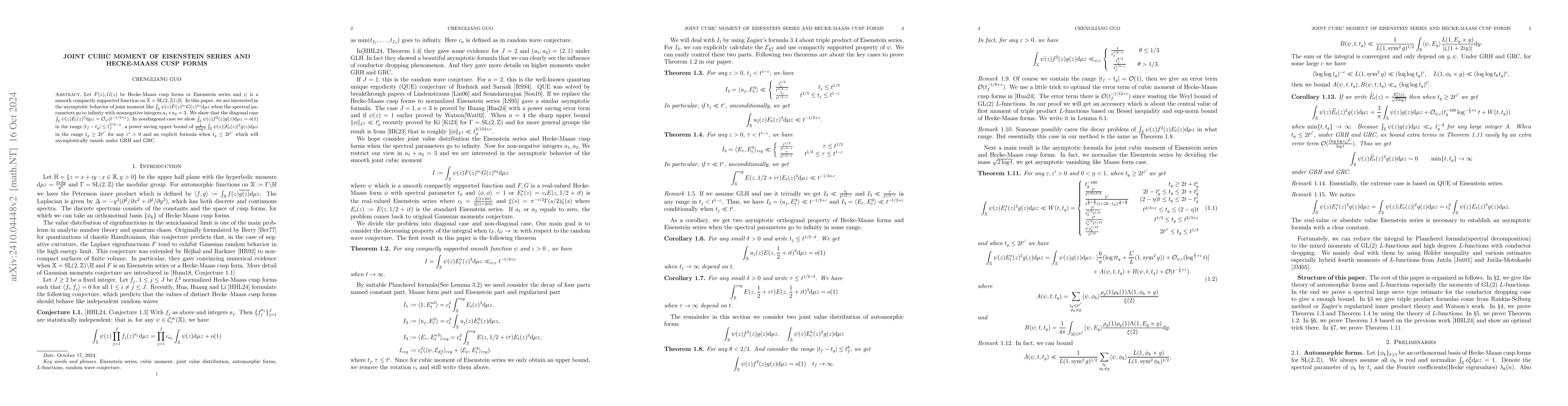 Thumbnail for Joint cubic moment of Eisenstein series and Hecke-Maass cusp forms