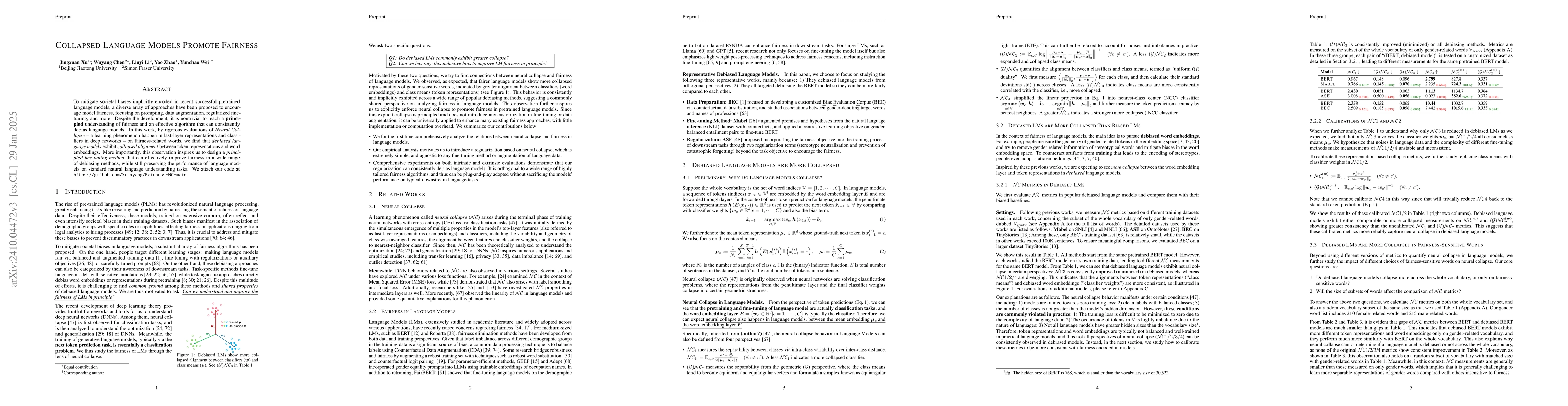 Thumbnail for Collapsed Language Models Promote Fairness