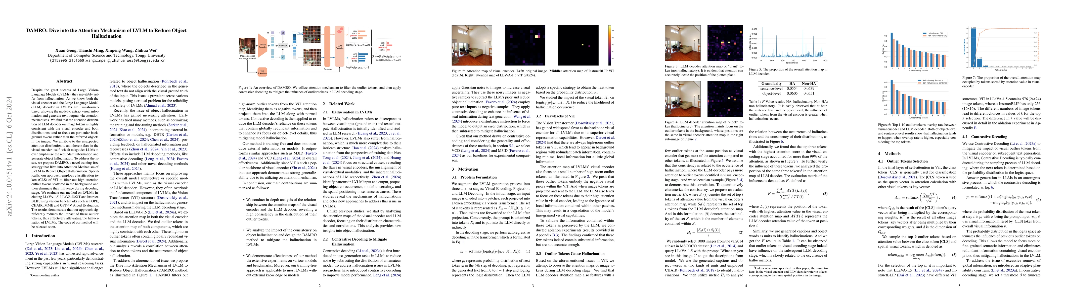Thumbnail for DAMRO: Dive into the Attention Mechanism of LVLM to Reduce Object
  Hallucination