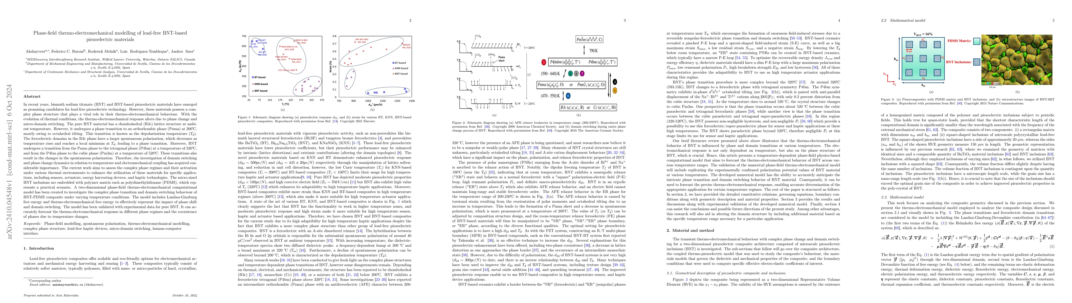 Thumbnail for Phase-field thermo-electromechanical modelling of lead-free BNT-based
  piezoelectric materials
