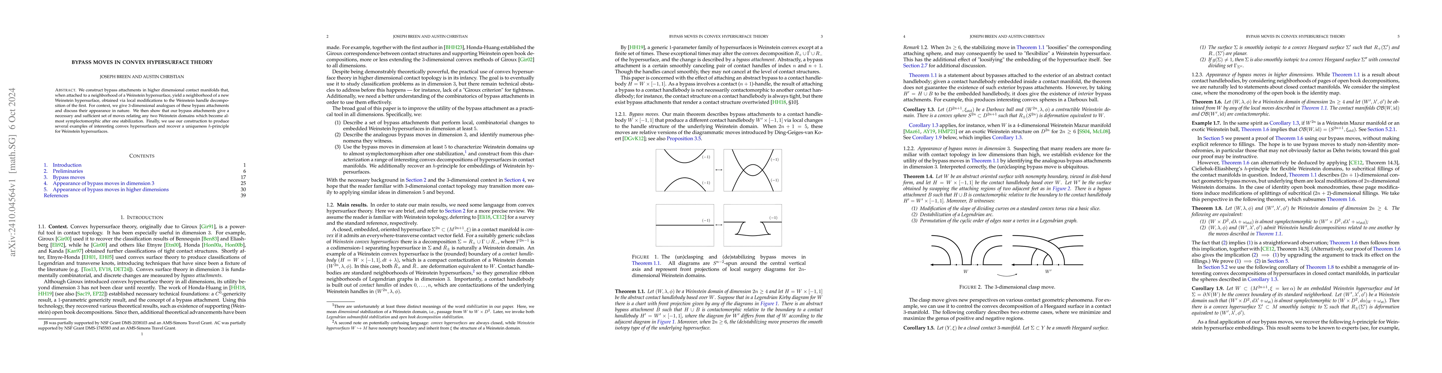 Thumbnail for Bypass moves in convex hypersurface theory