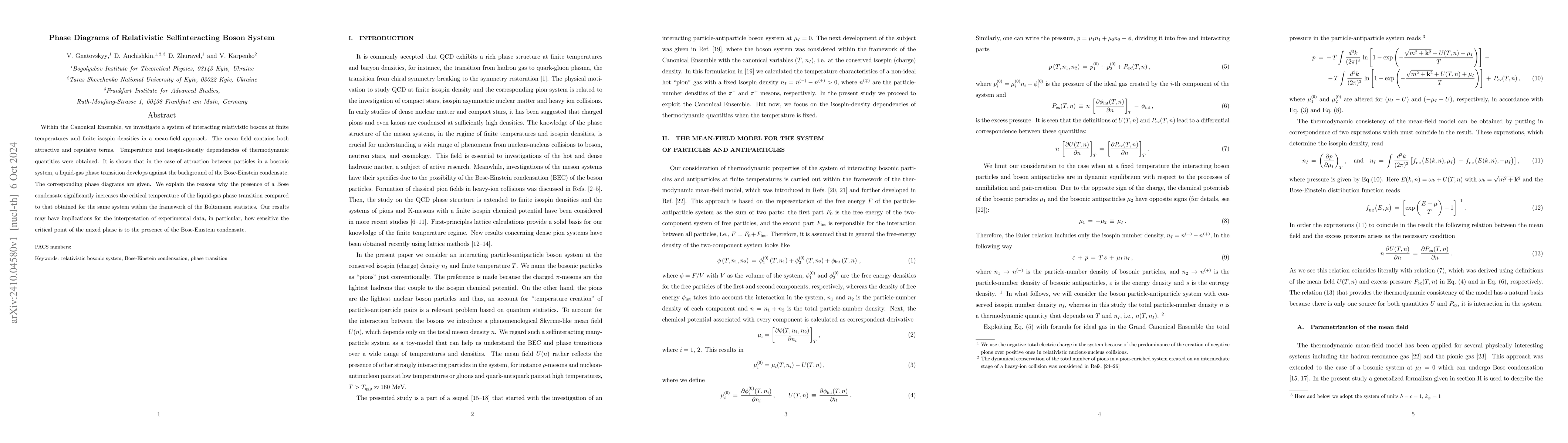 Thumbnail for Phase Diagrams of Relativistic Selfinteracting Boson System