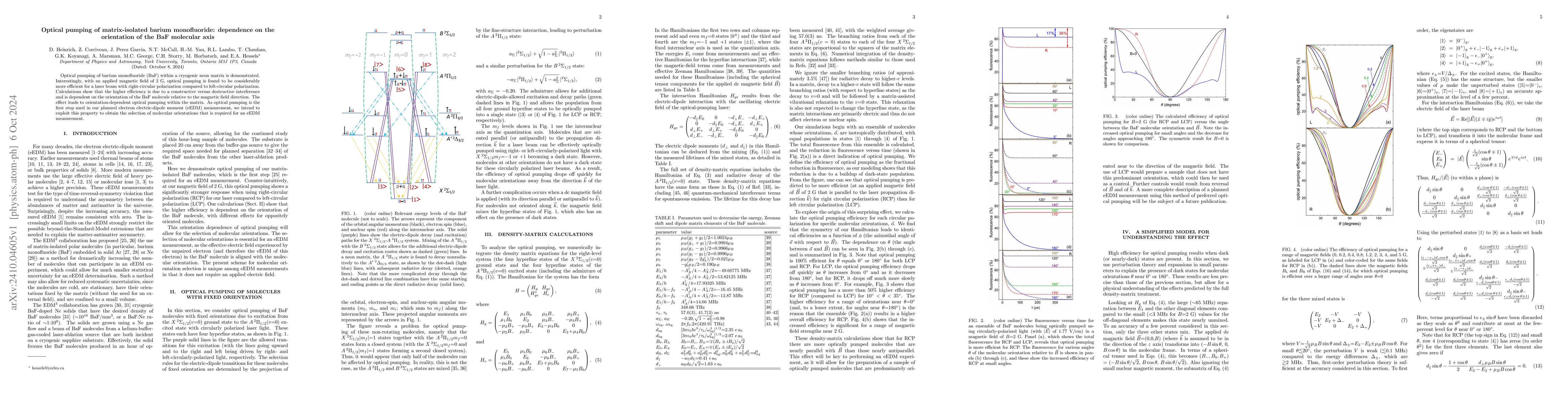 Thumbnail for Optical pumping of matrix-isolated barium monofluoride: dependence on
  the orientation of the BaF molecular axis