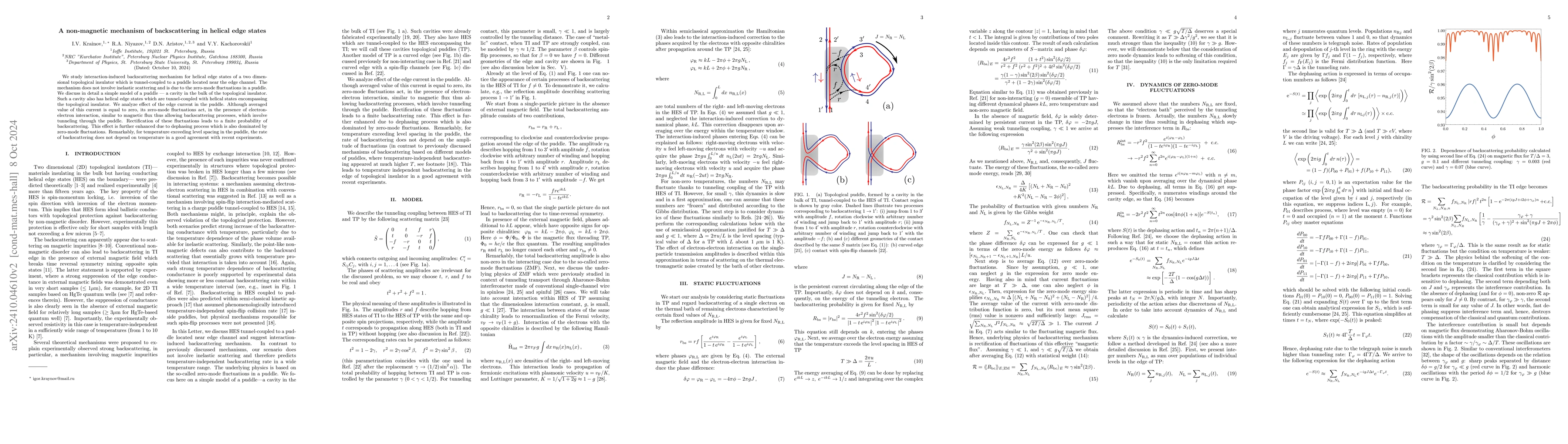 Thumbnail for A non-magnetic mechanism of backscattering in helical edge states