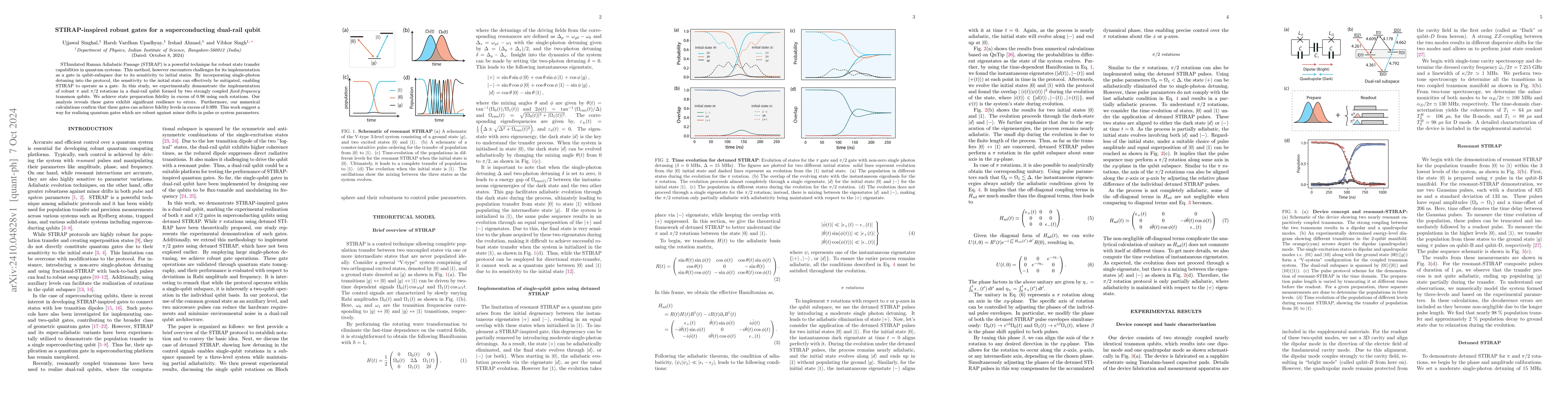 Thumbnail for STIRAP-Inspired Robust Gates for a Superconducting Dual-Rail Qubit