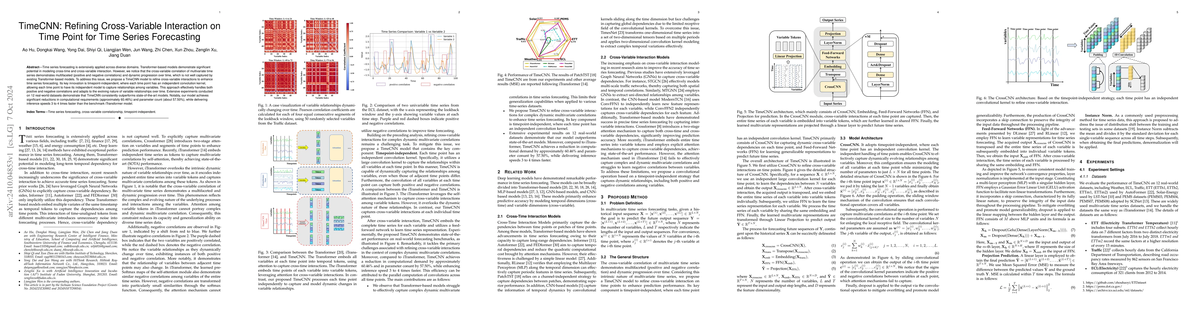 Thumbnail for TimeCNN: Refining Cross-Variable Interaction on Time Point for Time
  Series Forecasting
