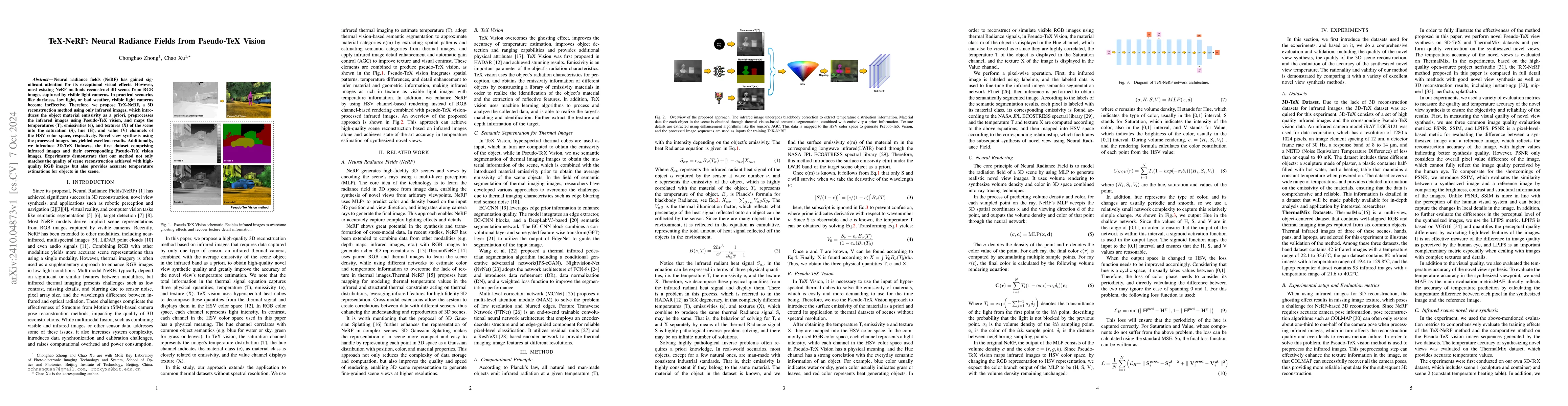 Thumbnail for TeX-NeRF: Neural Radiance Fields from Pseudo-TeX Vision