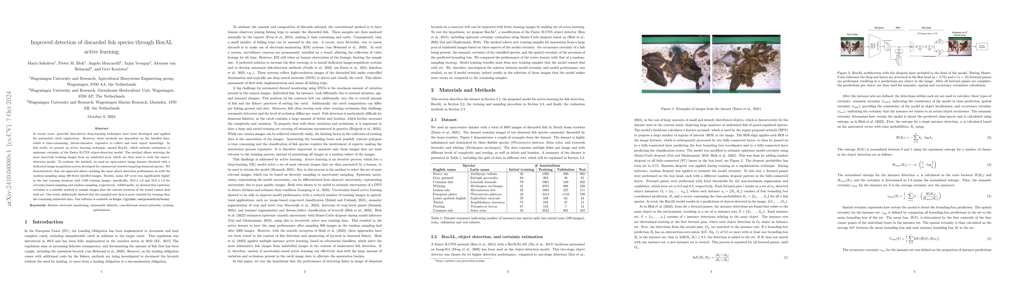 Thumbnail for Improved detection of discarded fish species through BoxAL active
  learning