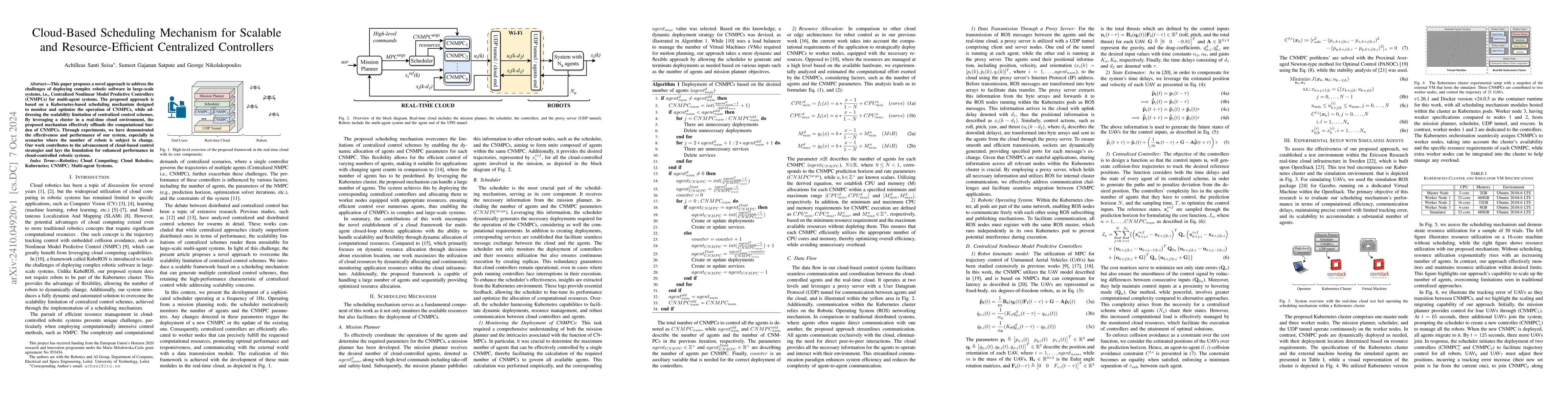 Thumbnail for Cloud-Based Scheduling Mechanism for Scalable and Resource-Efficient
  Centralized Controllers